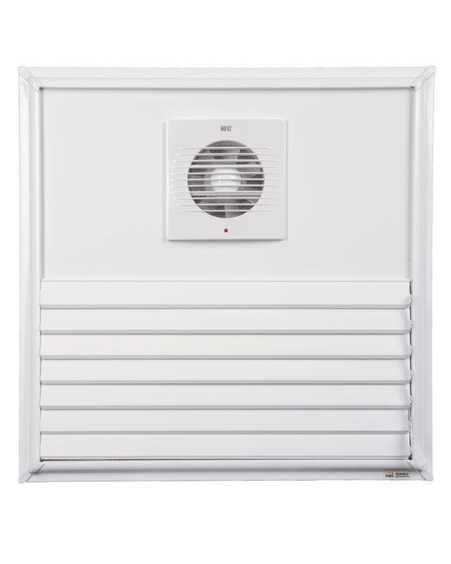 Fanlı menfez motor detayı - elektrik bağlantılı havalandırma